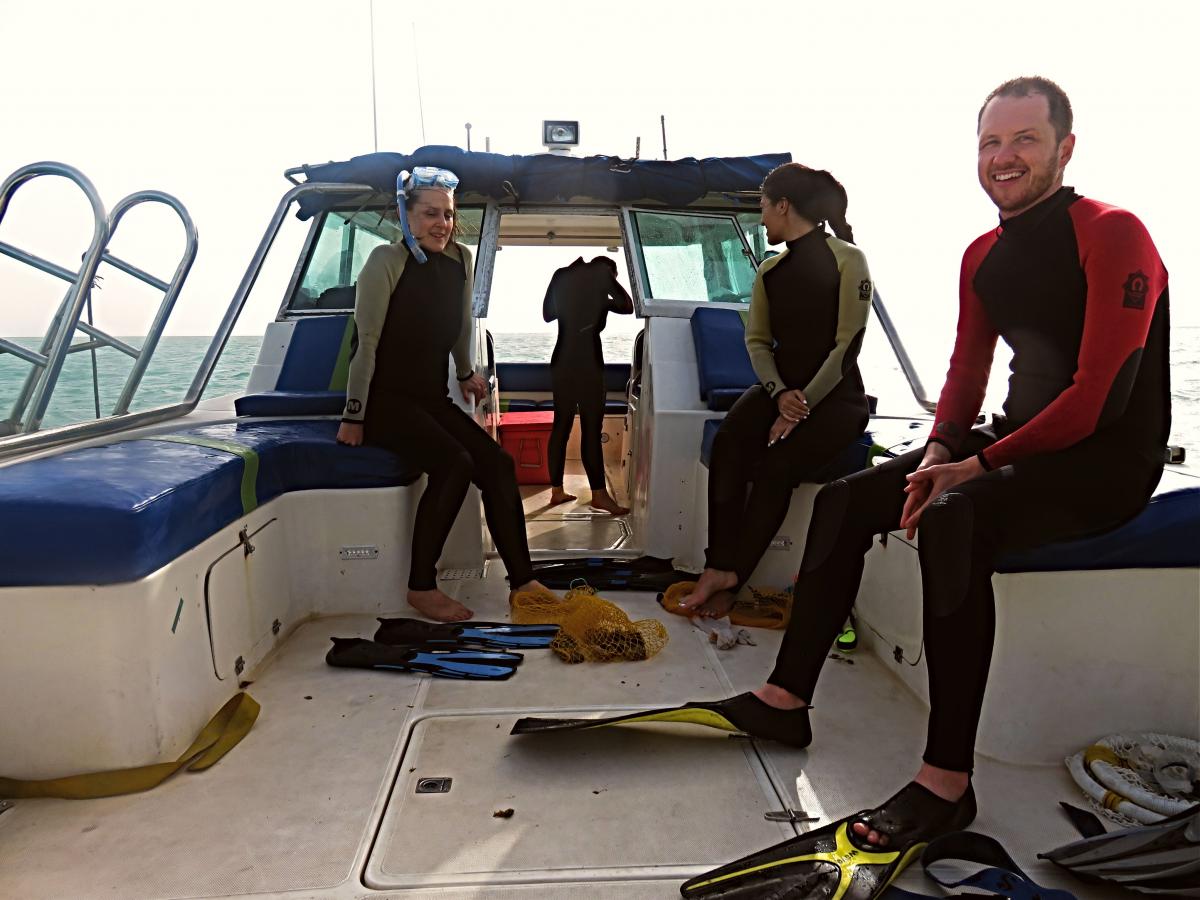 Ready to go pearl diving