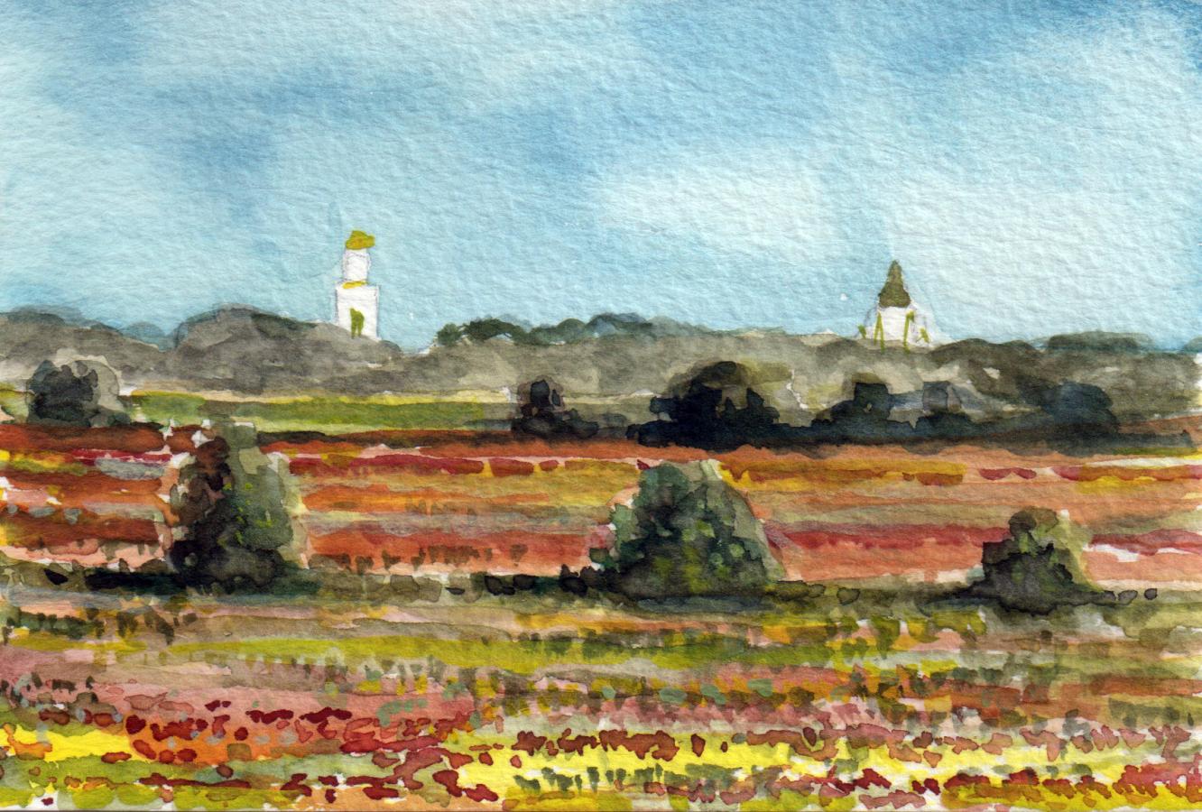 Mezotür, watercolour, 10 x 15 cm