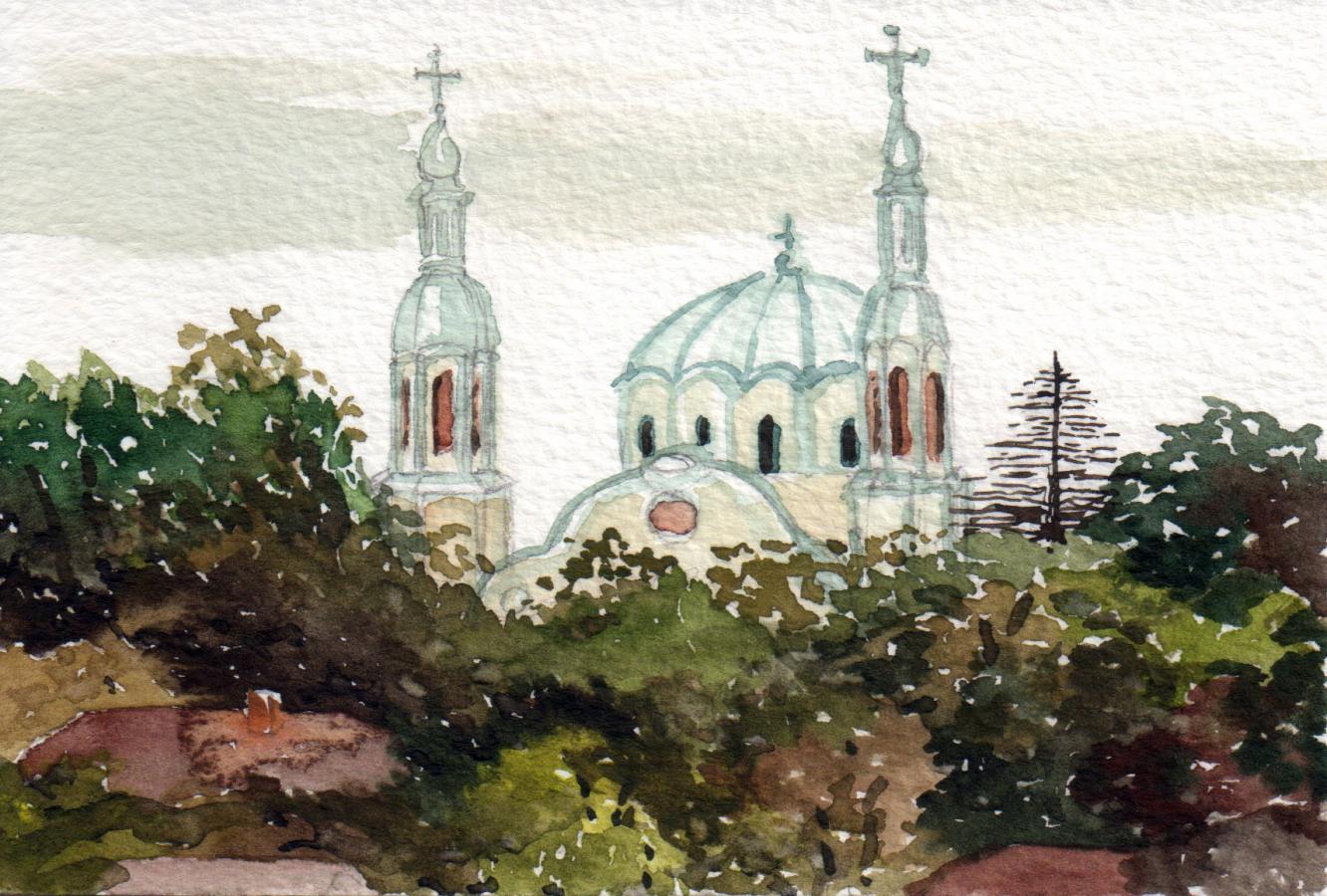 Arad, watercolour, 10 x 15 cm 