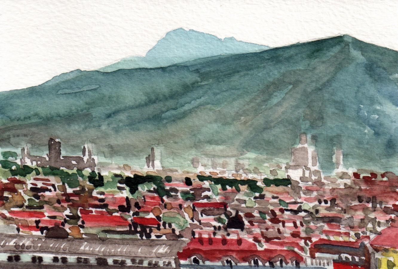 Sofia, watercolor, 10 x 15 cm