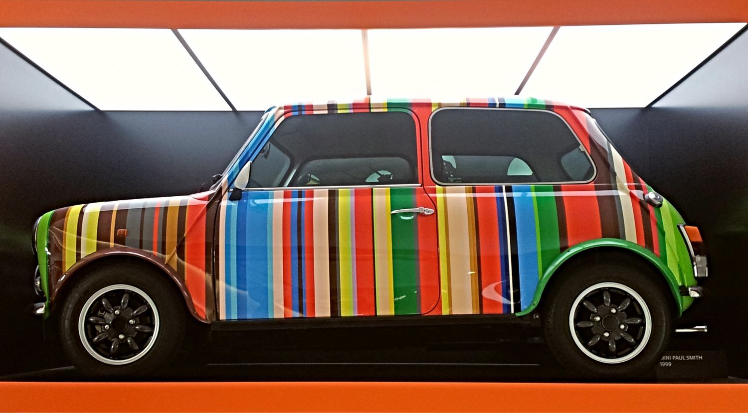 The Paul Smith mini at the BMW Museum, Munich