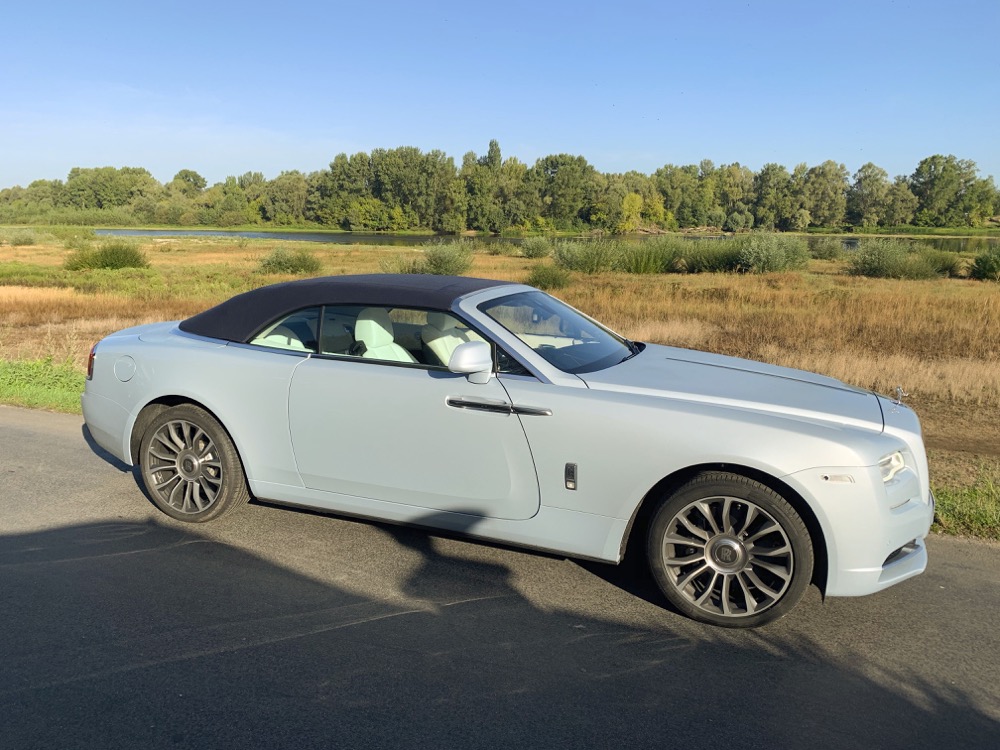 Rolls Royce Dawn Powder Blue Loire River