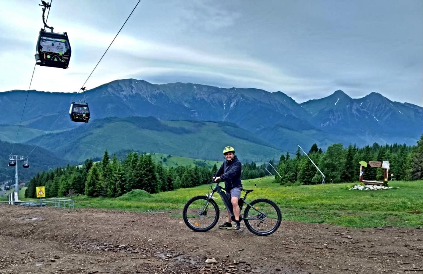 Using e-Bikes rather than Bachledka Cable Car 