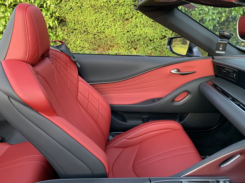 Lexus LC500 Convertible Interior