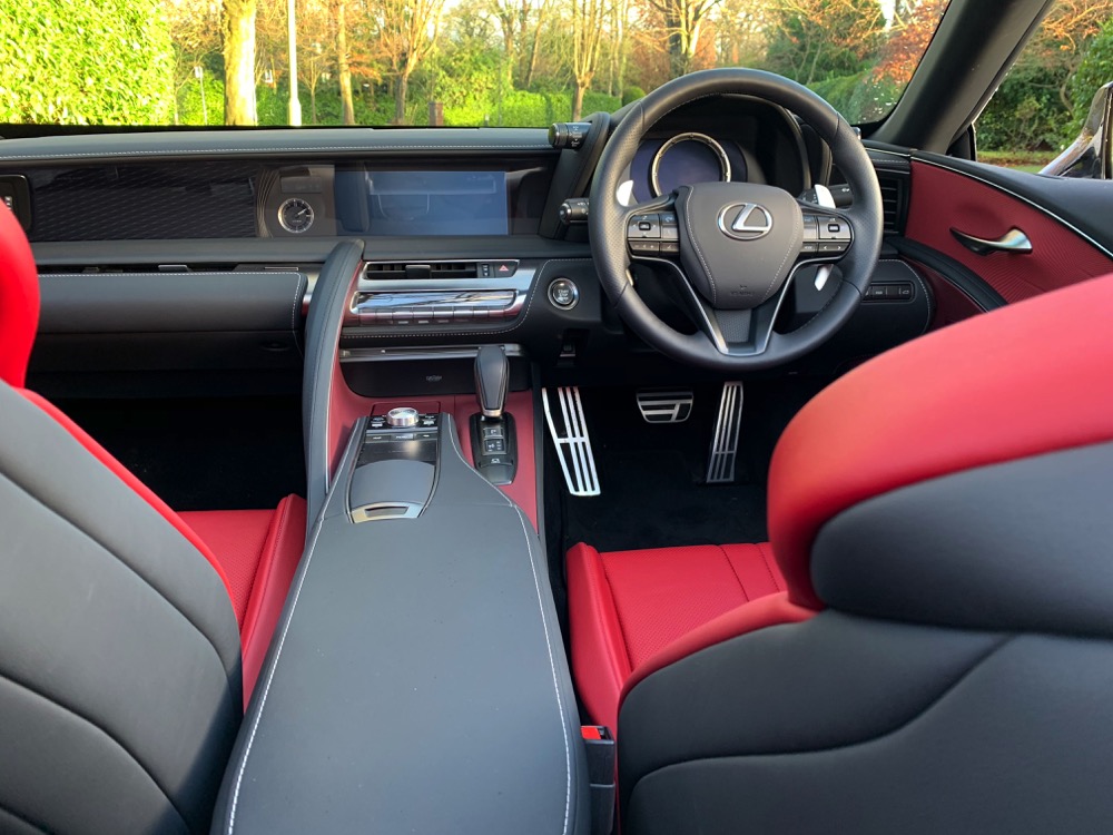 Lexus LC500 Convertible Interior