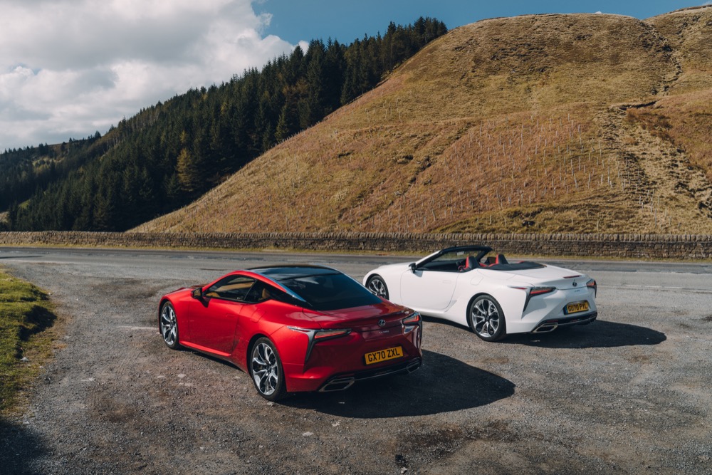Lexus LC 500 in the Lake District