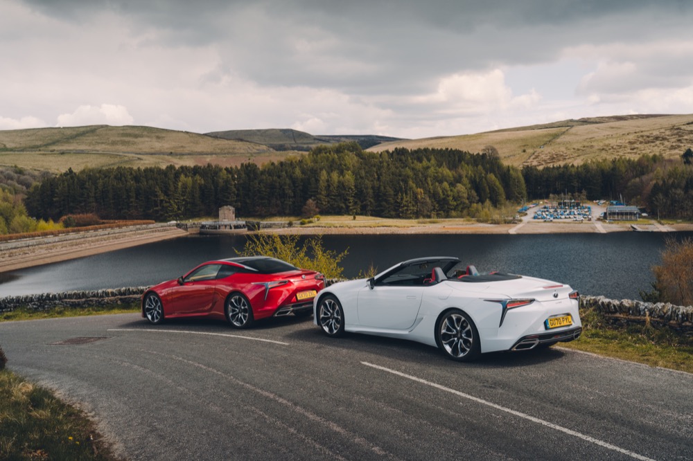 Lexus LC 500 in the Lake District
