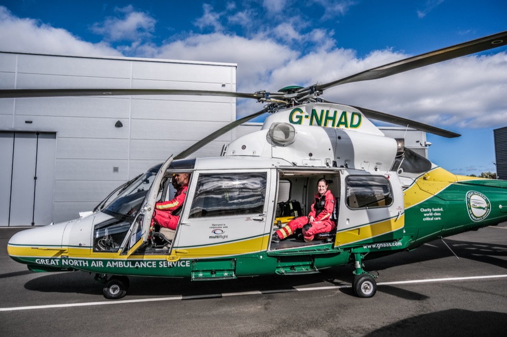 Great North Air Ambulance Service Helicopter