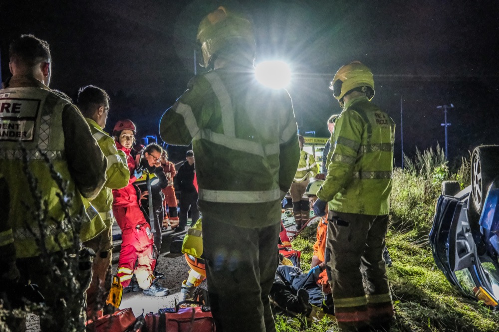 Great North Air Ambulance Service Night Exercise