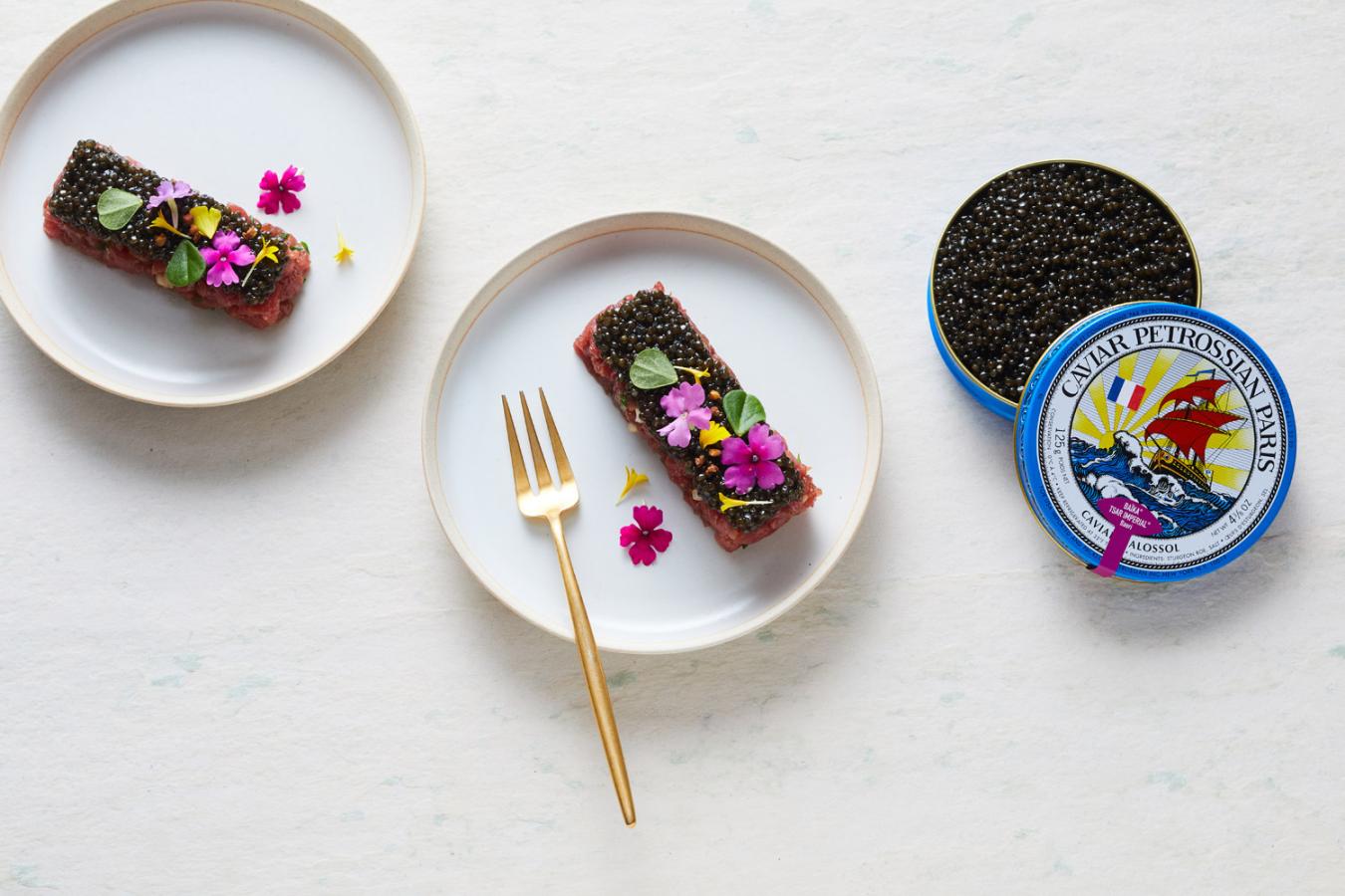 Caviar with Steak Tartare
