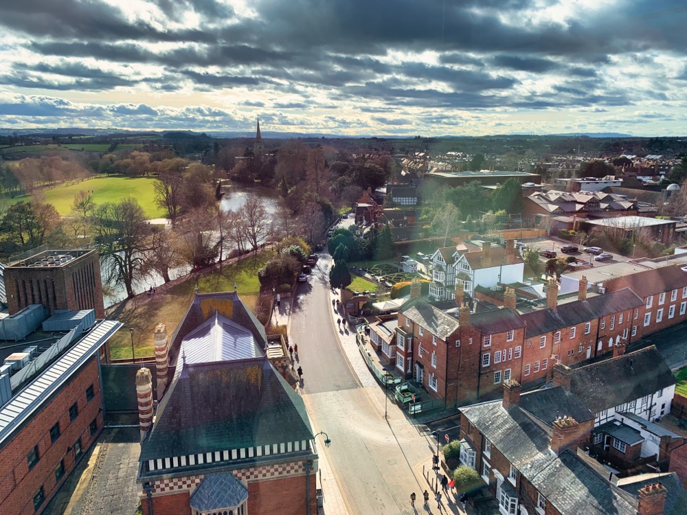 RSC Glass Tower View Stratford