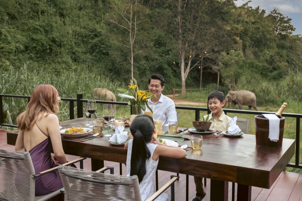 Anantara Elephant Jungle Bubbles Thailand