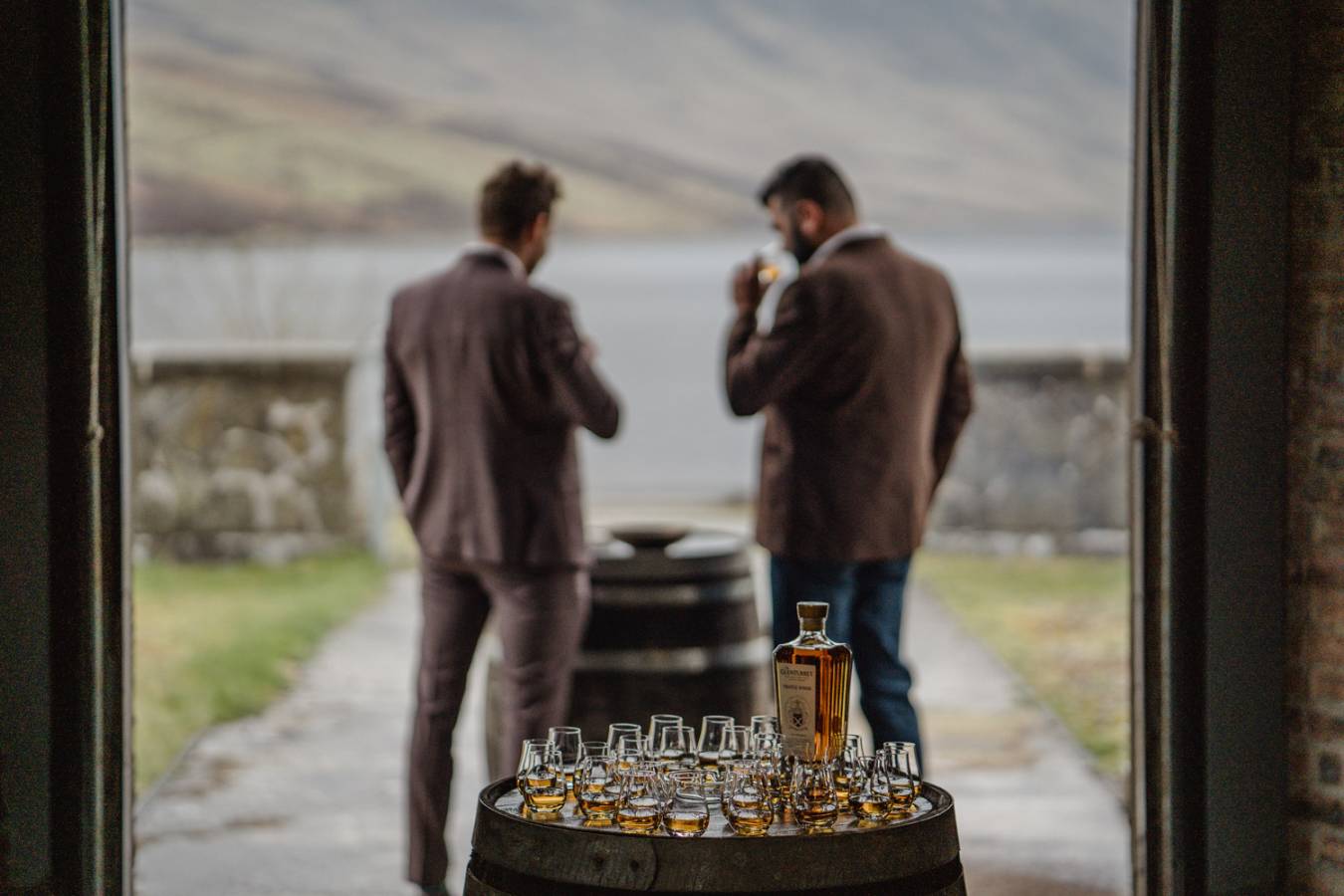 The view from the Boathouse over Loch Turret