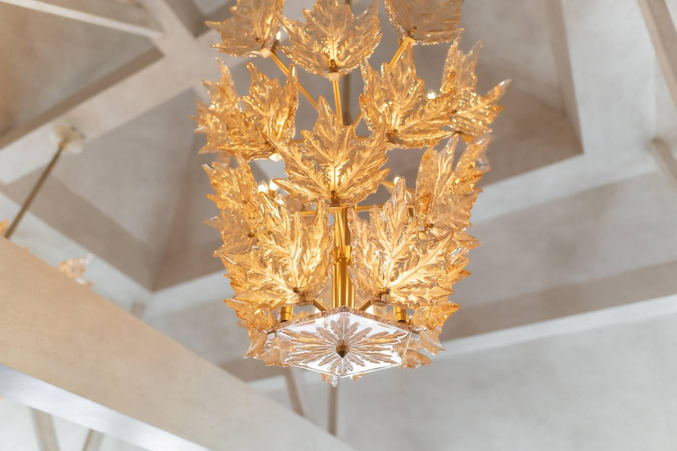 The Lalique chandelier