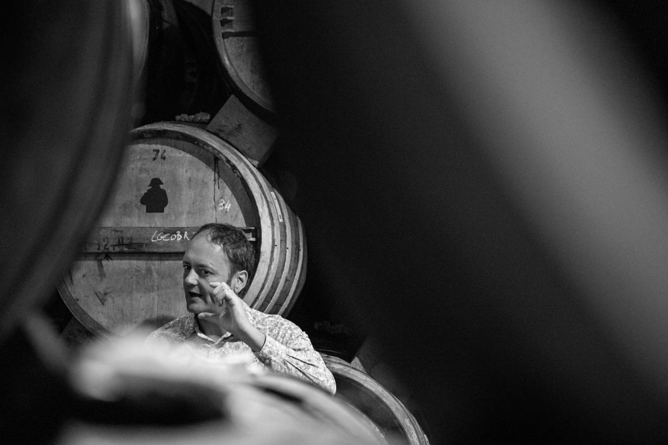 Thibaut Hontanx in the Louis Renard cellars