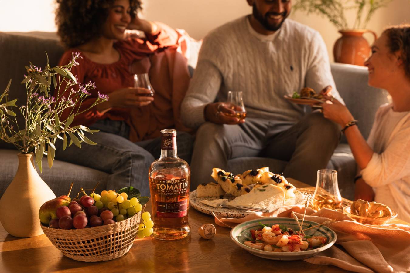 The enjoyment of Tomatin whisky