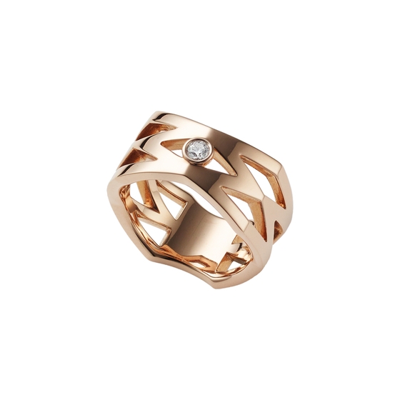  Mikimoto M Signature Diamond Ring