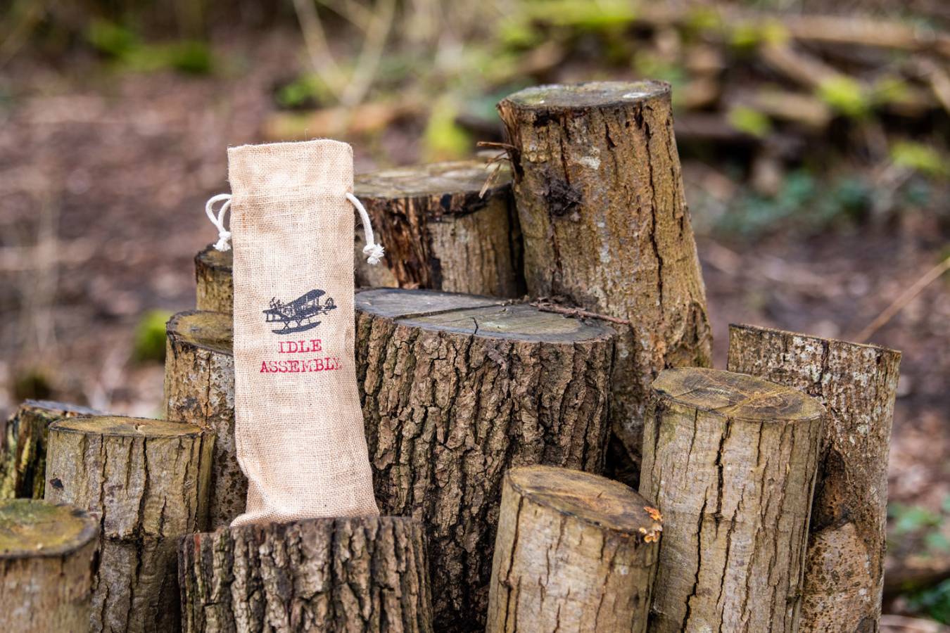 The Idle Assembly hessian bag