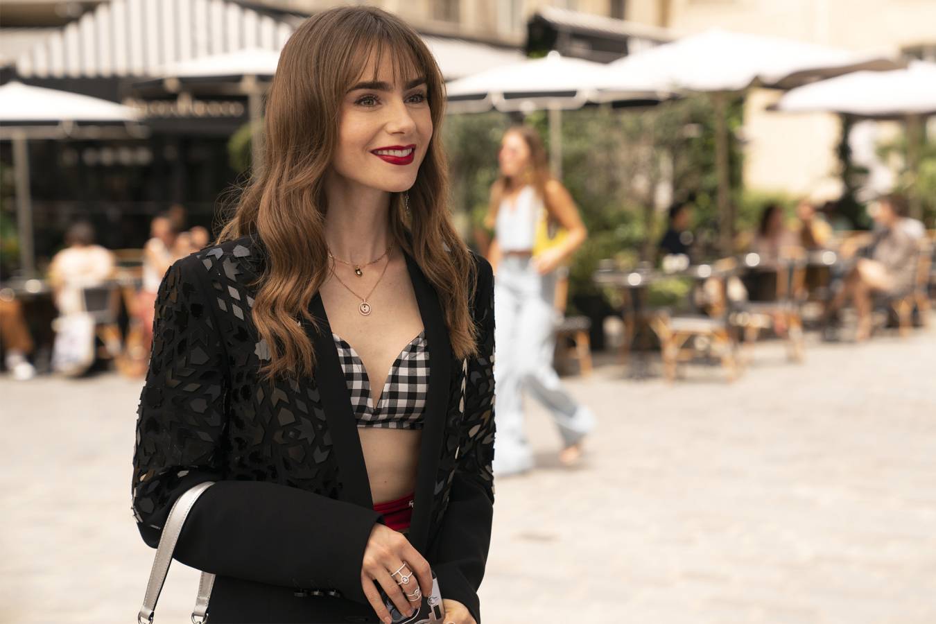 Lily Collins Is Poised, Perky And Playful In Paris