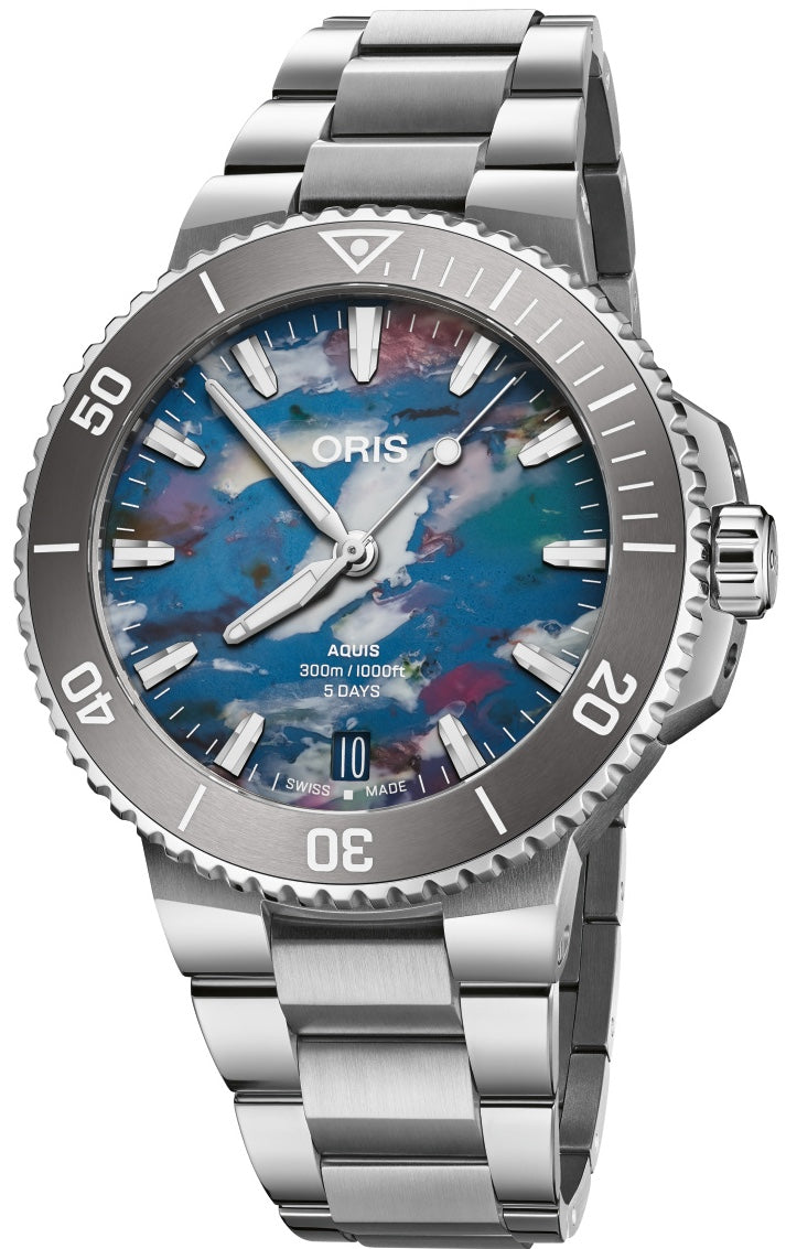 Oris Watch Aquis Date Upcycle Calibre 400 43.5mm