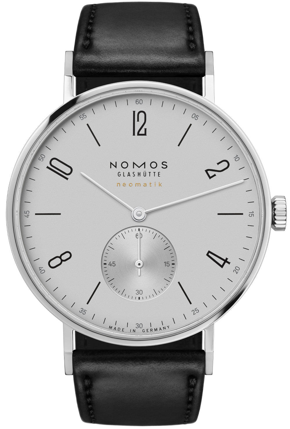 Nomos Glashutte Watch Tangente Neomatik 39 Platinum Grey Sapphire Crystal - Silver