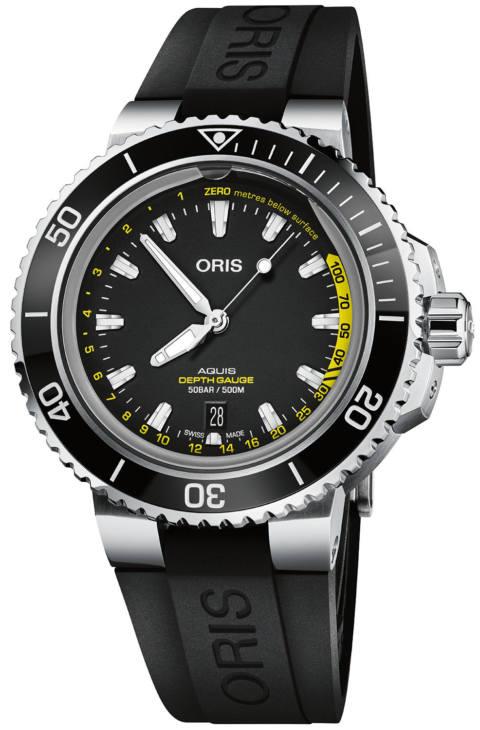 Oris Watch Oris Aquis Depth Gauge Rubber