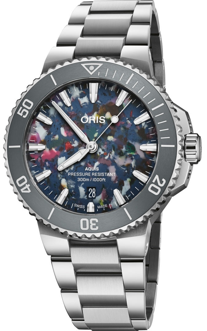 Oris Watch Aquis Date Upcycle 41.5mm