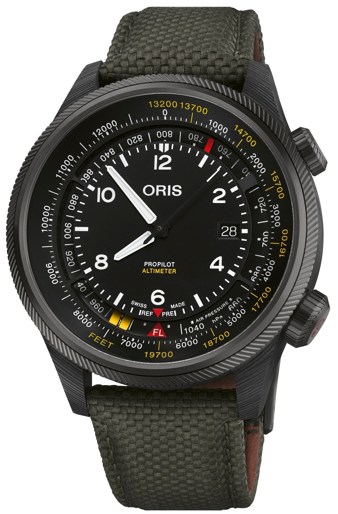 Oris Watch ProPilot Altimeter Feet