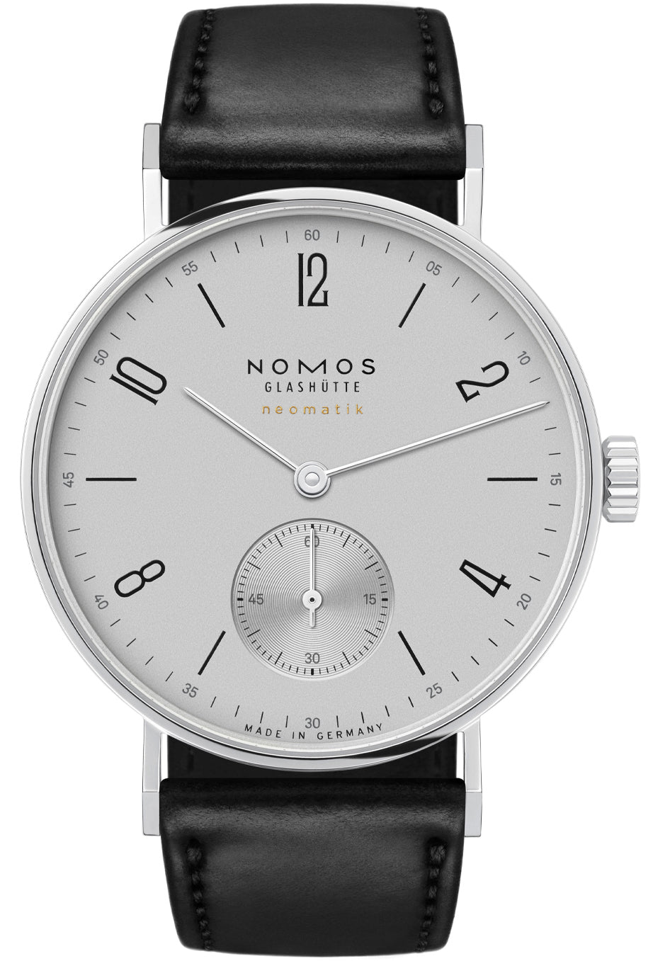 Nomos Glashutte Watch Tangente Neomatik Platinum Grey Sapphire Crystal - Silver