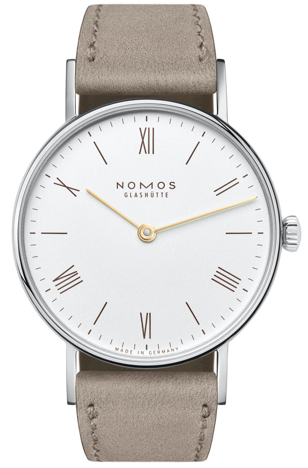 Nomos Glashutte Watch Ludwig 33 Duo Steel Back - White