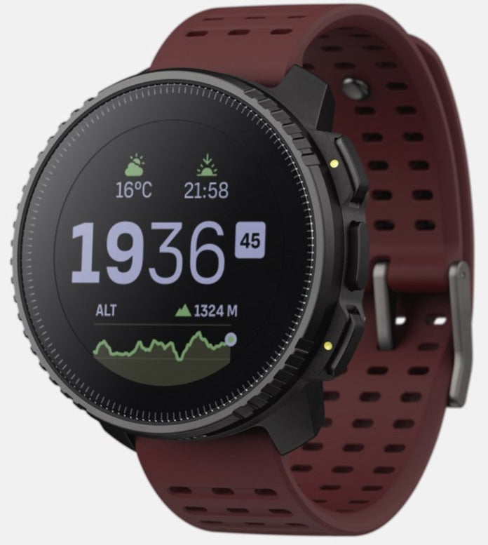 Suunto Watch Vertical Black Ruby Stainless Steel
