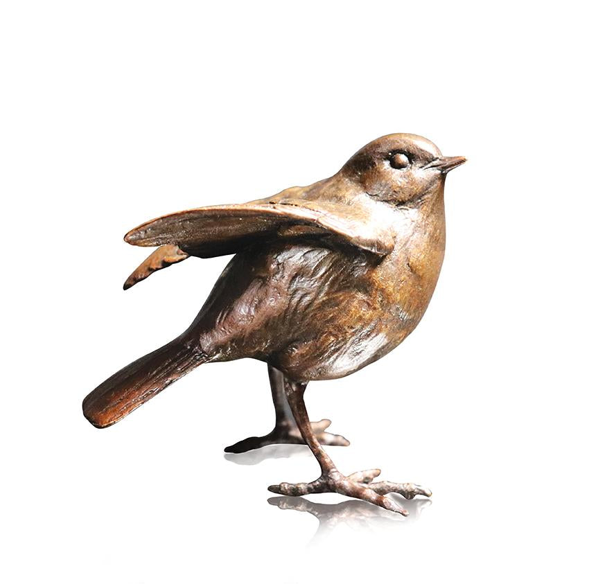 Art In Bronze Robin Standing Figurine