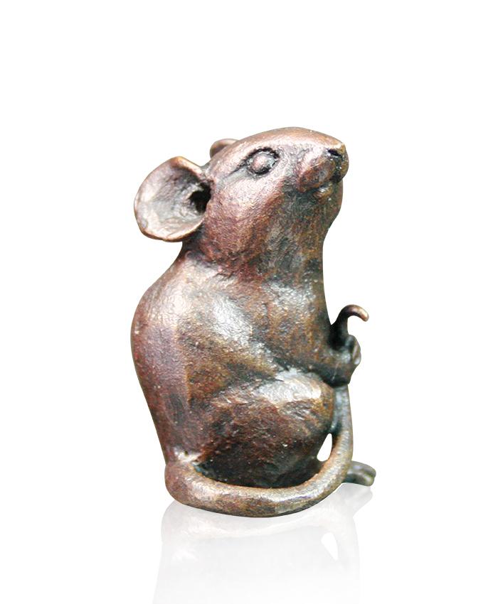Art In Bronze Little Mouse Figurine