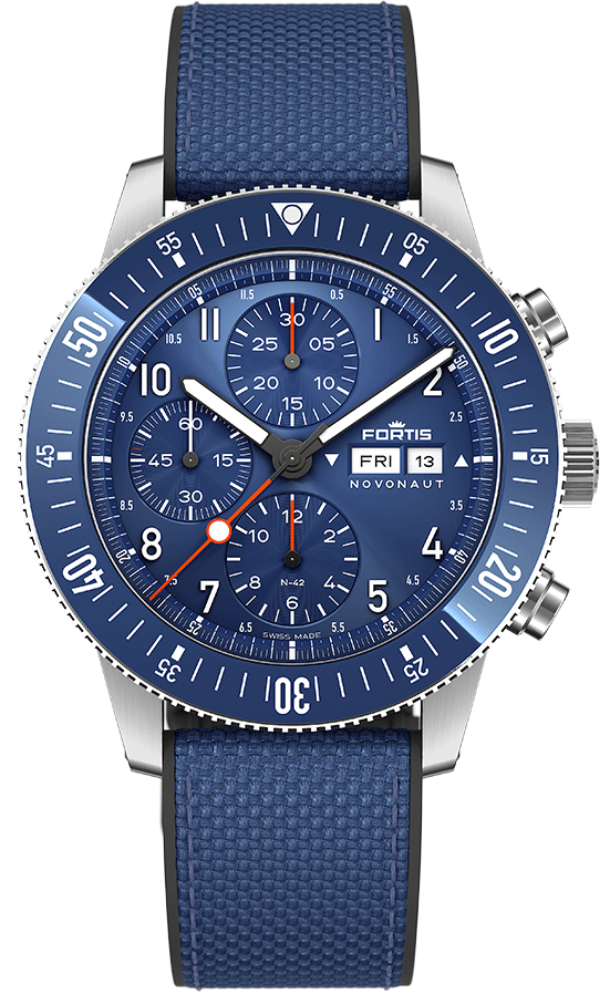 Fortis Watch Novonaut N-42 Cobalt Blue Edition