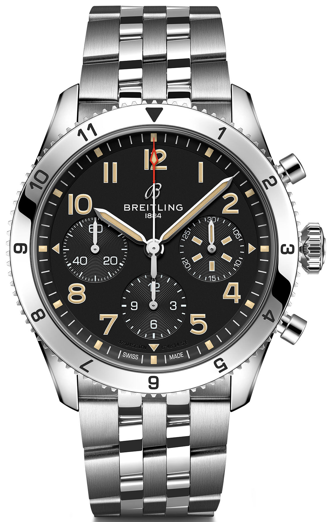 Breitling Watch Classic AVI Chronograph 42 P-51 Mustang Bracelet