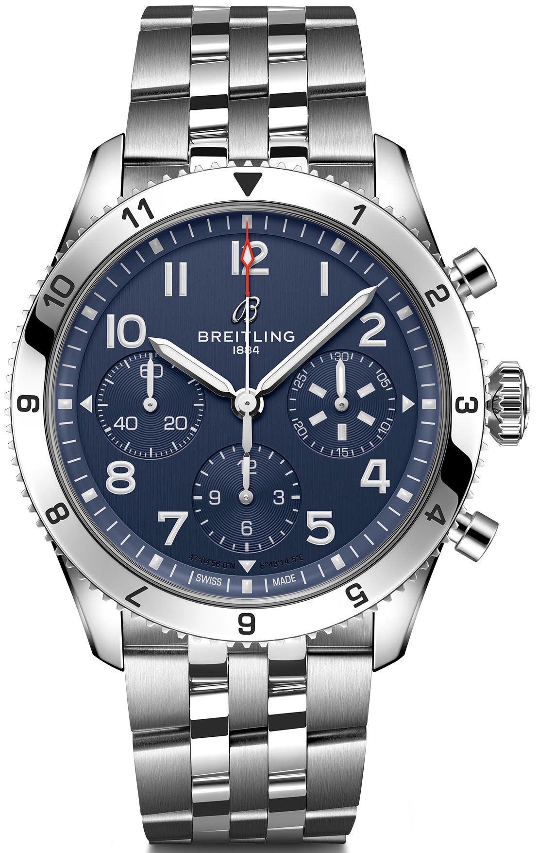 Breitling Watch Classic AVI Chronograph 42 Vought F4U Corsair Bracelet