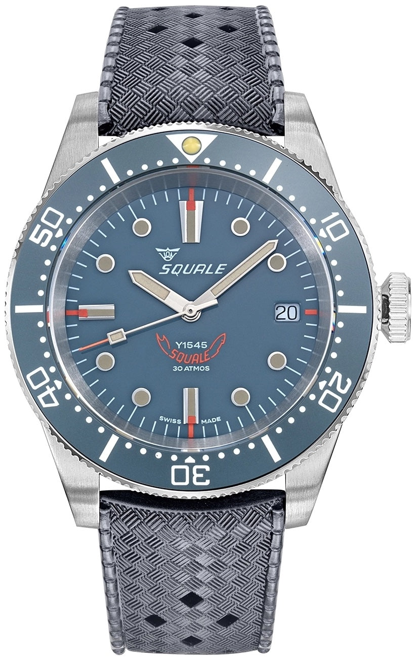 Squale Watch 1545 Grey Rubber