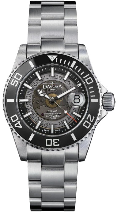 Davosa Watch Ternos Professional Nebulous Automatic Smoke Black