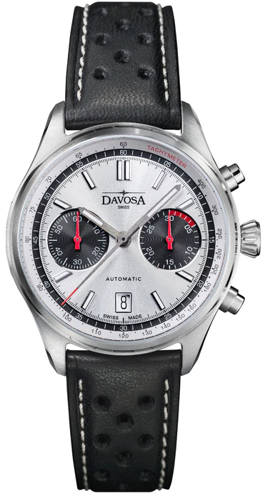 Davosa Watch Newton Pilot Rally Chronograph Silver Limited Edition