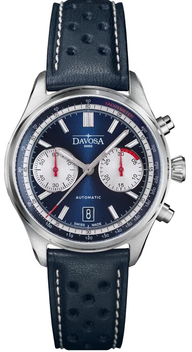 Davosa Watch Newton Pilot Rally Chronograph Blue Limited Edition