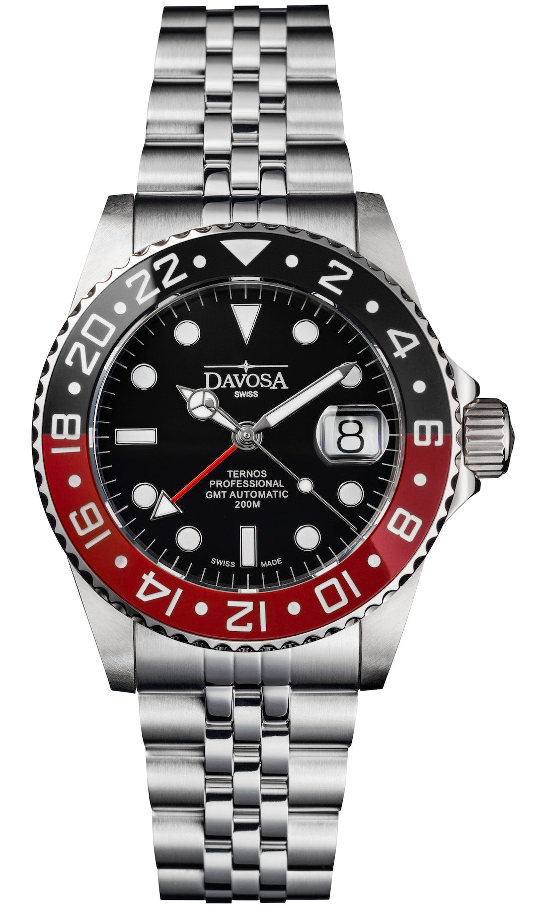 Davosa Watch Ternos Professional GMT Penta Bracelet - Black