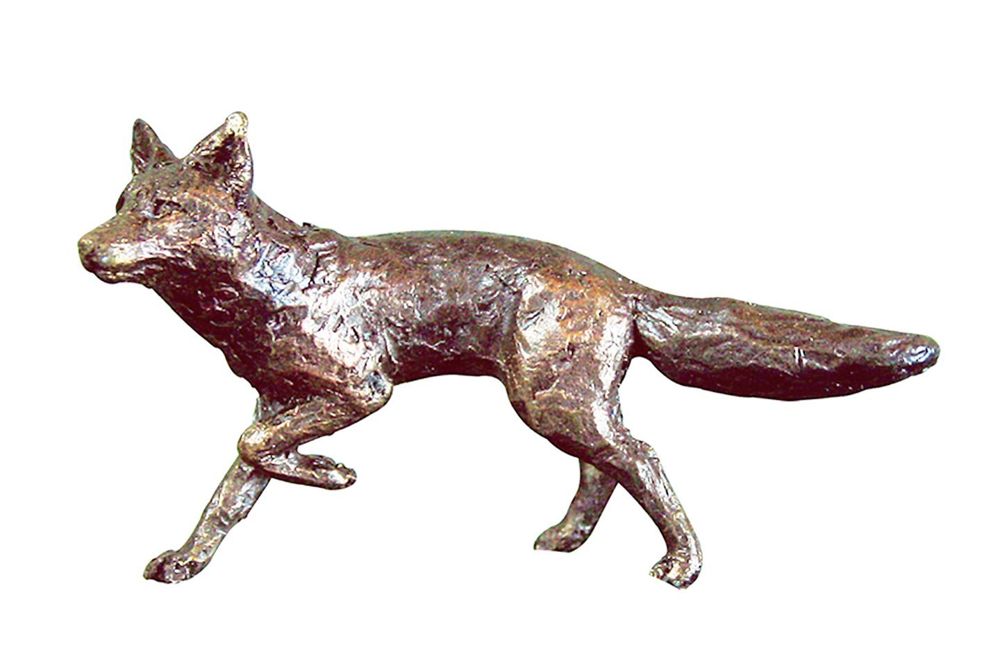 Art In Bronze Fox Running Figurine