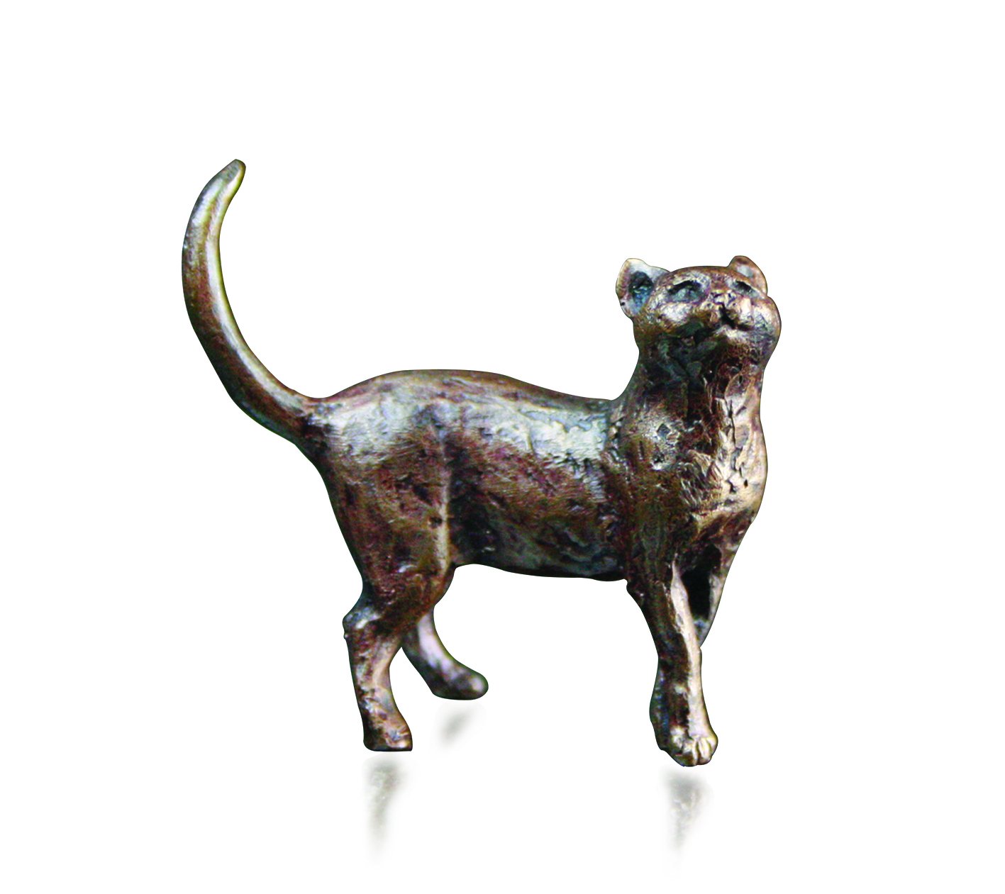 Art In Bronze Cat Standing Figurine