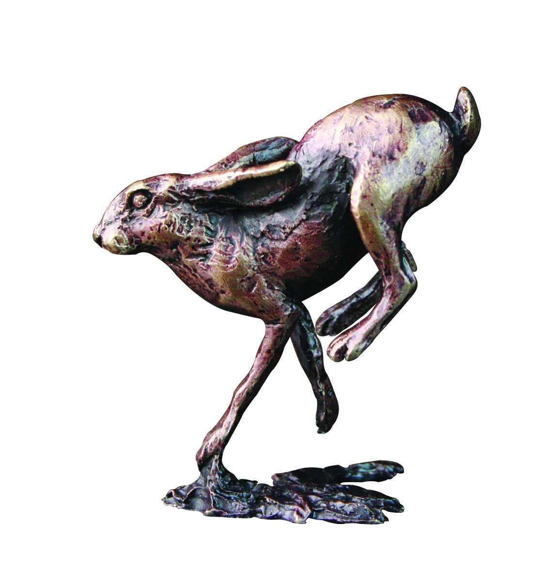 Art In Bronze Running Hare Figurine