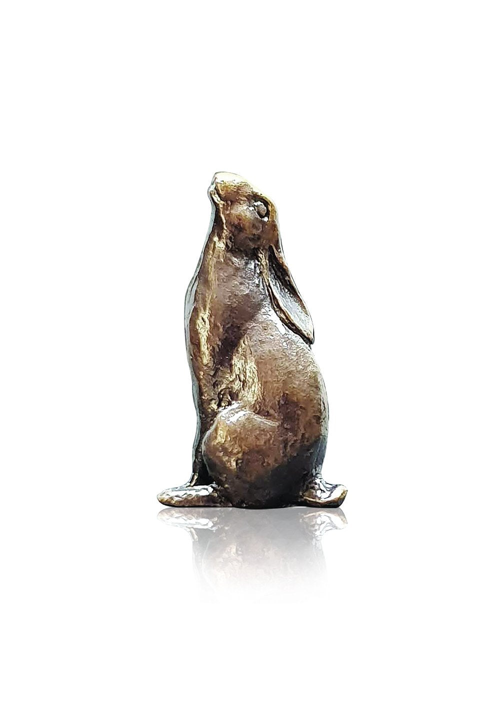 Art In Bronze Moongazing Hare Figurine