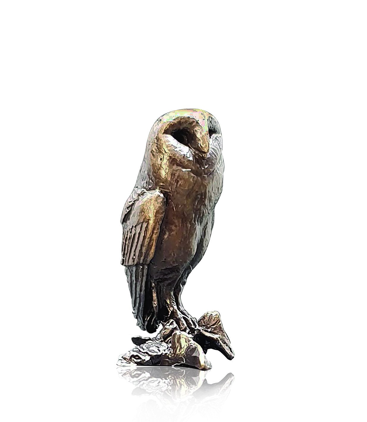 Art In Bronze Barn Owl Figurine