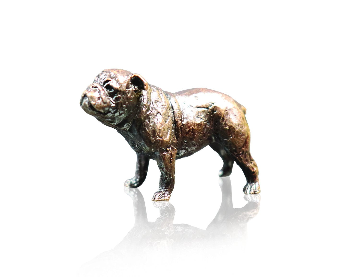 Art In Bronze Bull Dog Figurine