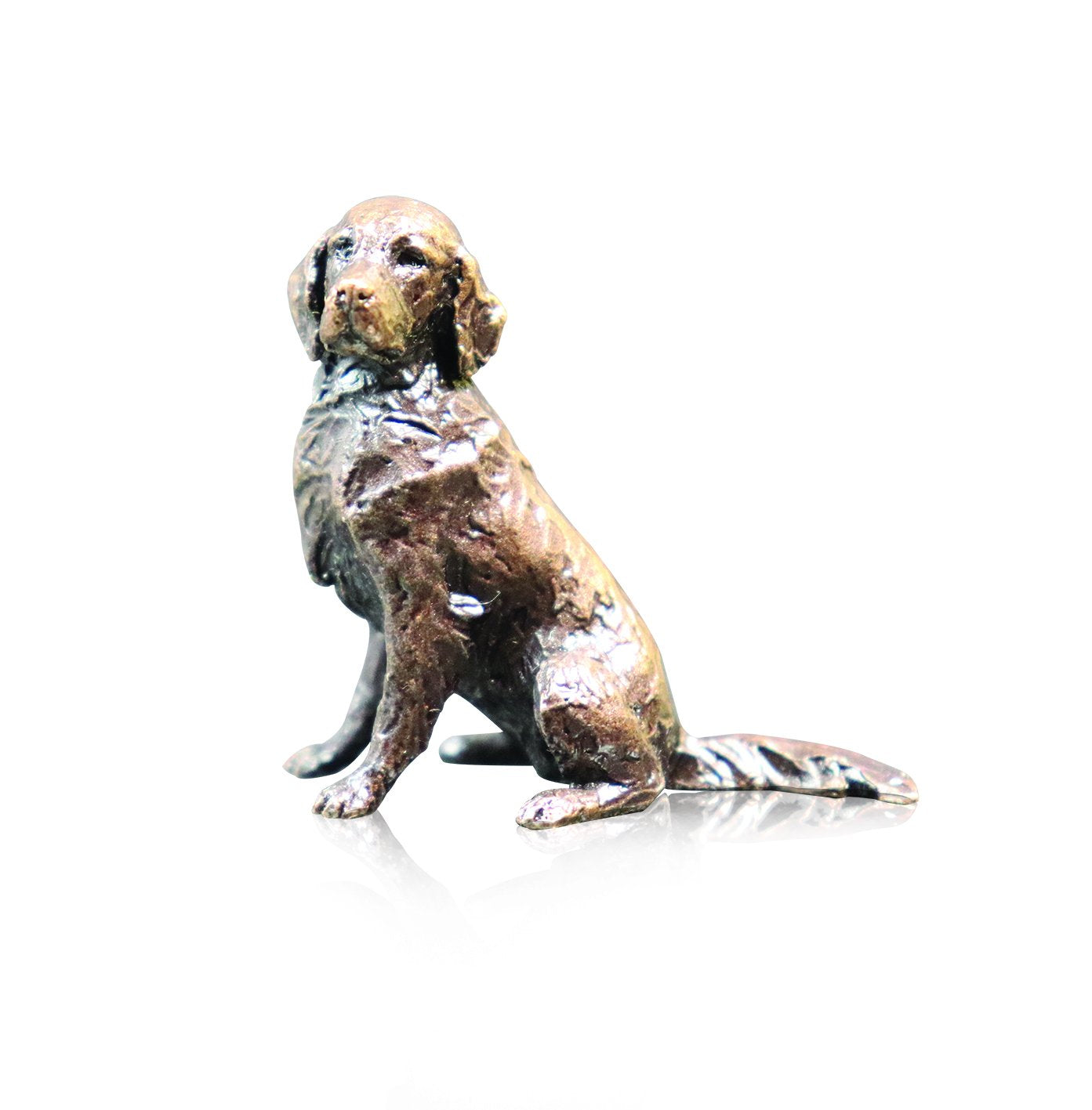 Art In Bronze Retriever Sitting Figurine