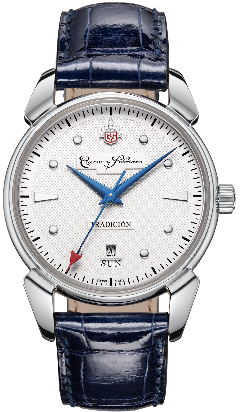 Cuervo y Sobrinos Watch Historiador Tradicion San Rafael Limited Edition - Silver