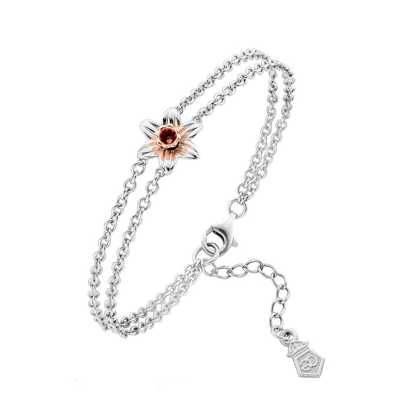 Clogau Daffodil Sterling Silver Bracelet - Silver
